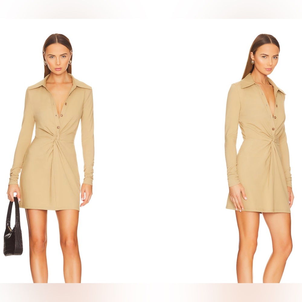 L'Academie Small Anders Long‎ Sleeve Mini Dress